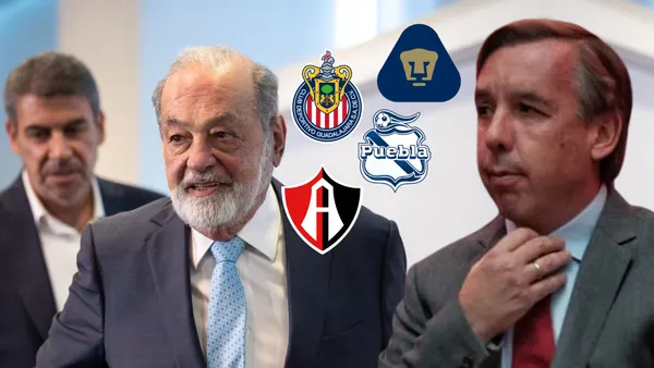 Carlos Slim y Emilio Azcárraga (Foto: MEXSPORT)