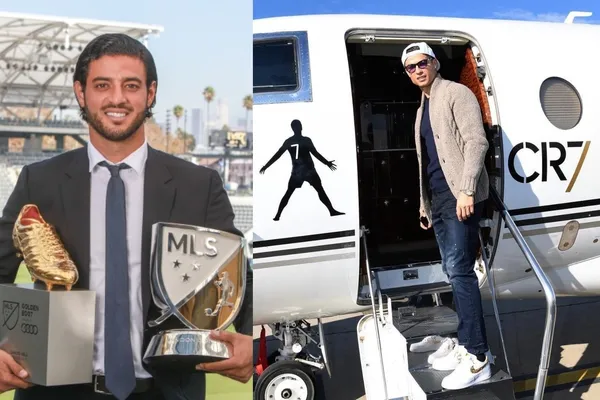 Carlos Vela es uno de los mejores pagados de la MLS pero lo que tendría que trabajar para tener un avión privado como el de Cristiano Ronaldo.