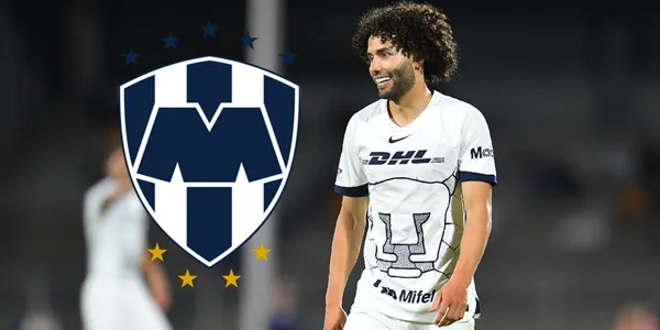 César Huerta con el sello de Rayados (Fuente: Diario ESTO)