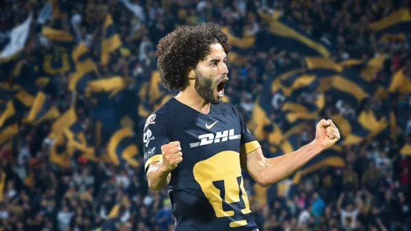 César Huerta con Pumas / Foto: Agencias