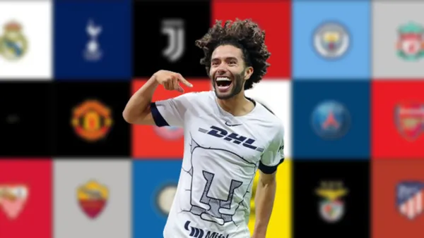 César Huerta con Pumas / Foto: Marca