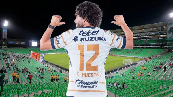 César Huerta con Pumas /Foto: Redes
