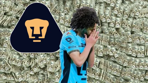 César Huerta en partido con Pumas / Imagen: El tiempo de Monclova