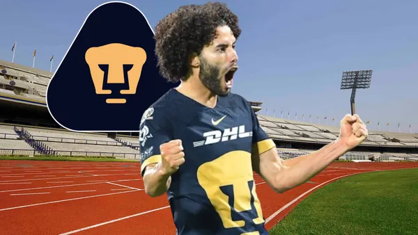 César Huerta festejando un gol / Imagen: Club Universidad