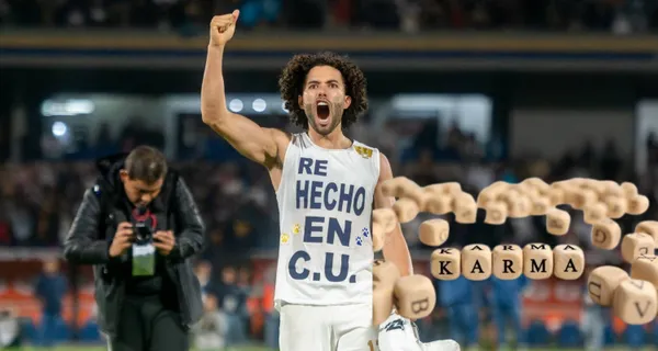 César Huerta y el karma instantáneo qué pasó, en el partido de Pumas versus Tigres.
