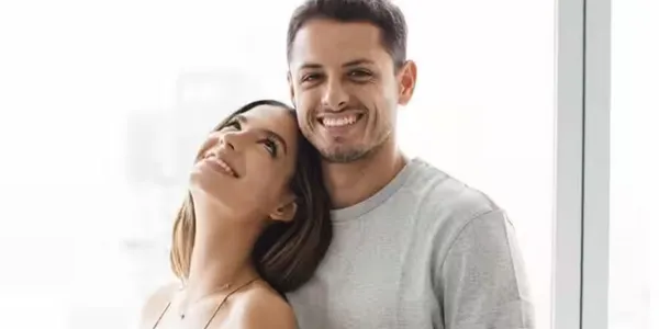 Chicharito Hernández y Sarah Kohan (Foto: Instagram)