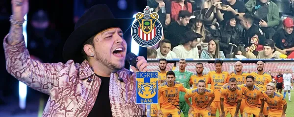 Chivas causa polémica asistiendo al concierto de Christian Nodal mientras un crack de Tigres es amigo del cantante.