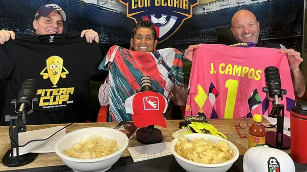 Christian Martinoli, Jorge Campos y Luis García