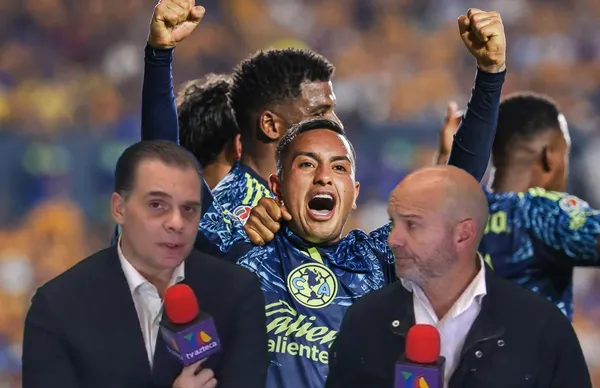 Christian Martinoli, Luis García y Erick Sánchez/ Foto Club América.