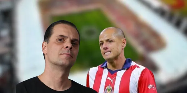 Christian Martinoli y Javier Hernández (Fuente: Imago7)