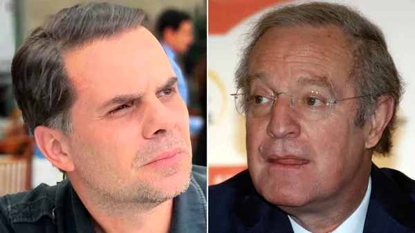 Christian Martinoli y José Ramón Fernández (Foto: Infobae)