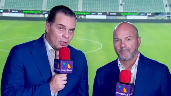 Christian Martinoli y Luis García / Foto: Olé