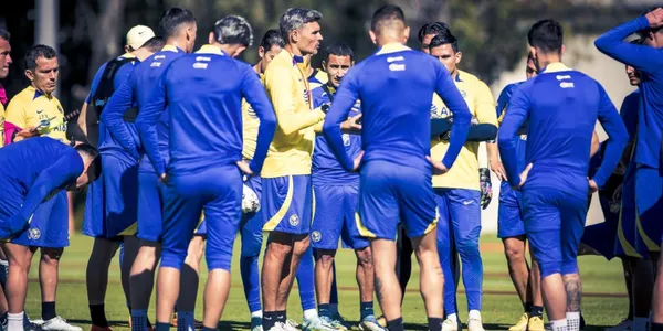 Club América durante entrenamientos (Fuente: Antena 2)