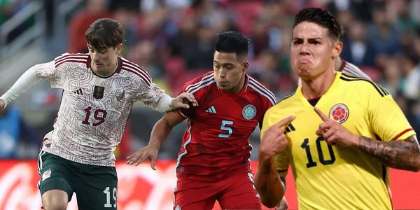Colombia derrotó a México, así lo vivió el 10 de los cafeteros James Rodríguez