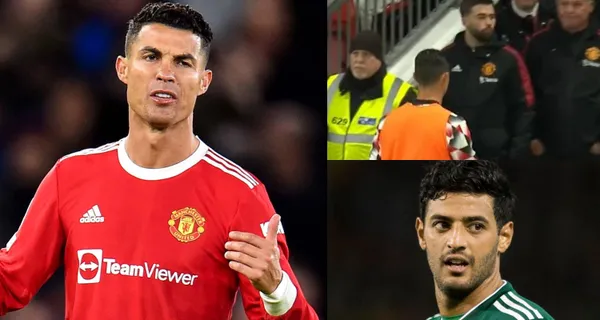 Cómo a Carlos Vela en su momento. Cristiano Ronaldo recibe el castigo por abandonar al equipo en el partido de Premier League Inglesa.