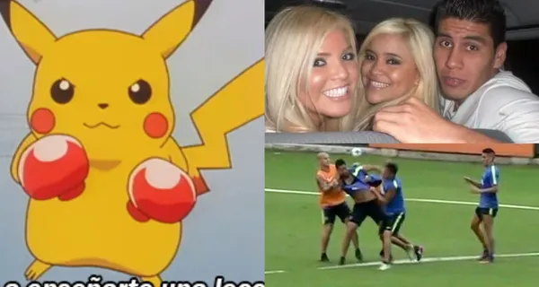 Como Carlos Salcido, metió mujeres a la concentración, pero a diferencia de Salcido, golpeó al que llegó a protestar.