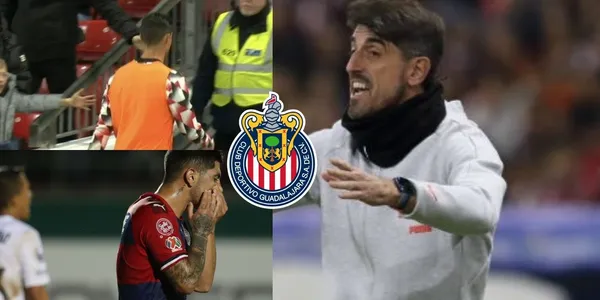 Como Cristiano Ronaldo en el Manchester United Víctor Guzmán dejó el estadio Alfonso lastras antes de tiempo y ahora recibir una sanción interna