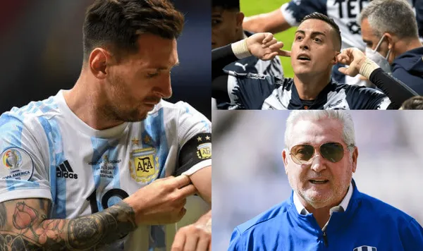 Con la Selección Argentina está por debajo de Lio Messi, pero en Rayados Vuce lo quiere en el ataque