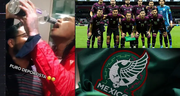 Con razón el seleccionado mexicano es una joya, hay un jugador que le encanta la fiesta y en silencio metía bebidas.