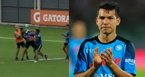 Con razón Hirving Lozano no puede trascender, todo porque en el Napoli tendría una bronca con un jugador, que lo trunca.