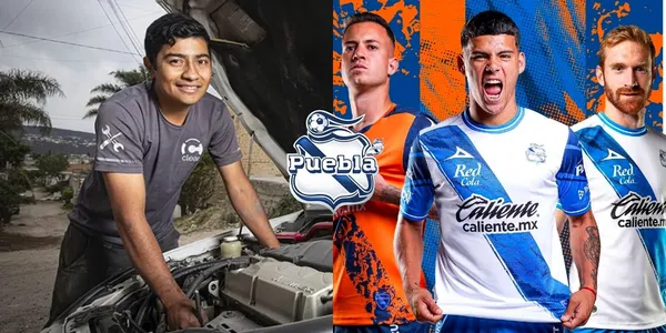 Conoce al futbolista del Puebla que antes cambiaba aceites de los carros.