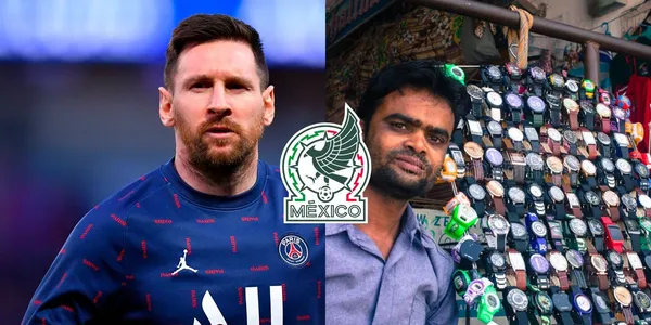 Conoce al jugador de la Selección mexicana que Messi admiraba y ahora vende relojes.