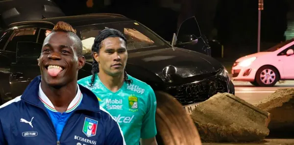 Conoce el auto que estrelló Mario Balotelli y la diferencia entre el costo del carro que chocó en su momento Carlos Peña
