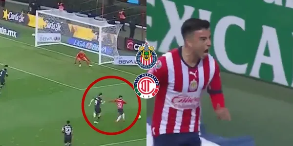 Conoce el autogol de Valber Huerta que da la momentánea victoria a Chivas sobre Toluca