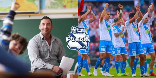 Conoce el jugador del Club Puebla que es maestro por los días y futbolista por las noches.