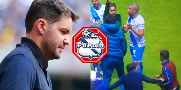 Conoce el jugador que está fuera del Club Puebla tras tener una bronca con Nicolás Larcamón