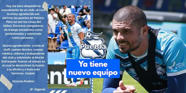 Conoce el nuevo equipo de Juan Pablo Segovia tras su despedida con el Puebla