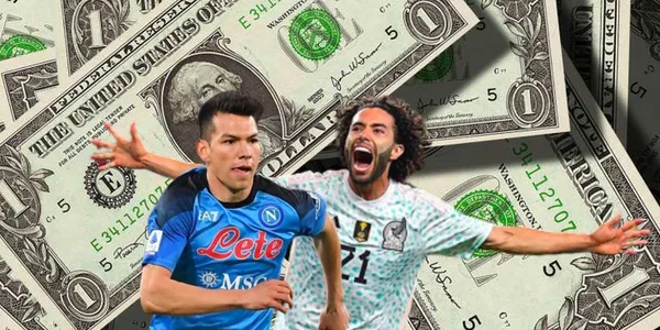 Conoce el salario que César Huerta podría ganar en Italia, Hirving Lozano ganaba 4,5 millones de euros