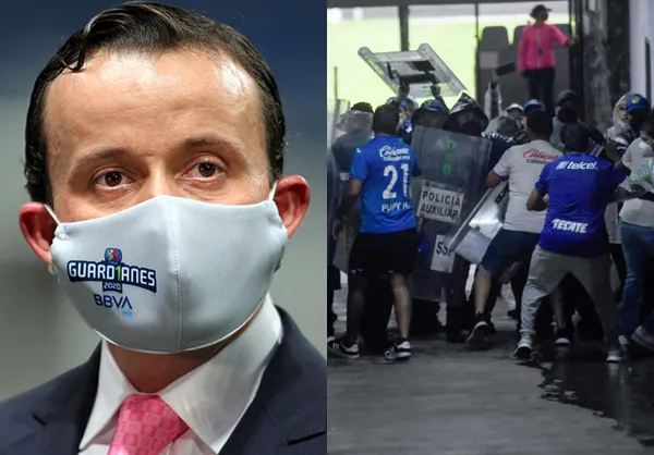 Conoce la decisión de la Liga MX tras los altercados provocados por aficionados del Cruz Azul.