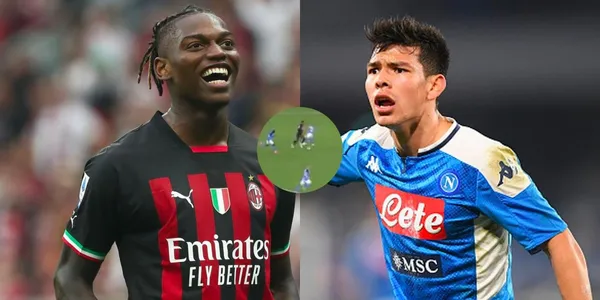 Conoce la exhibición que el jugador del AC Milán le da a Lozano en plena Champions League