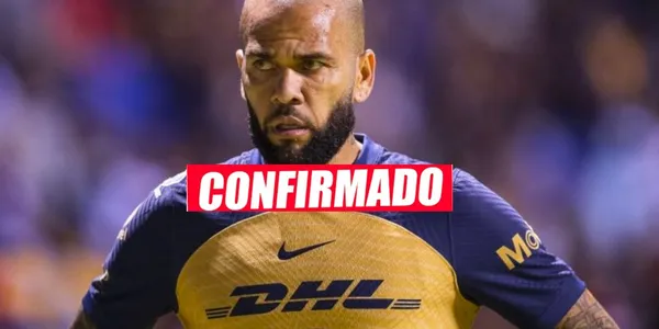 Conoce la pésima noticia que Dani Alves recibe por parte de Pumas.