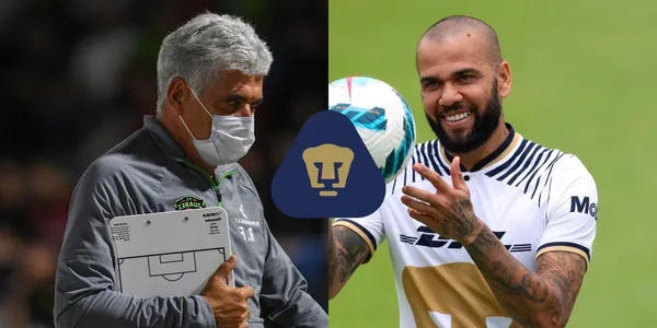Conoce la reacción de Dani Alves al enterarse que Ricardo Ferretti no sería DT de Pumas.
