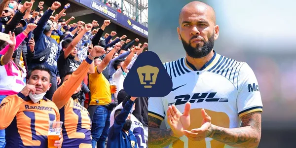 Conoce la reacción de Dani Alves al ver los abucheos de la afición de Pumas.