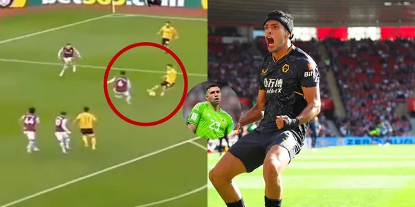 Conoce la reacción de Emiliano Martínez al ver que el equipo de Raúl Jiménez le anotó un gol