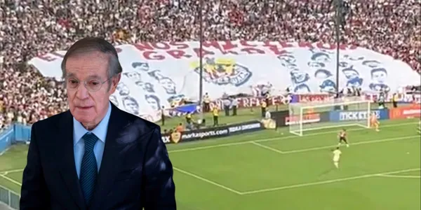 Conoce la reacción de José Ramón Fernández al ver el mensaje de Chivas en contra del América en el Estadio Rose Bowl