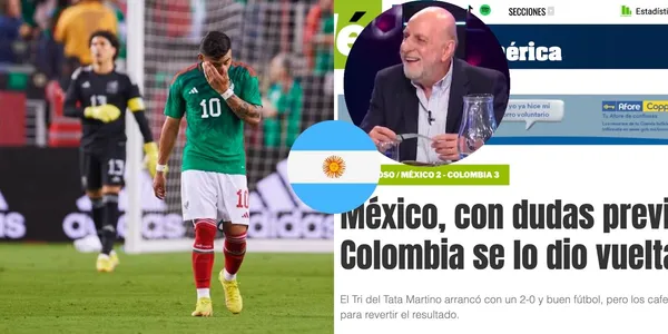 Conoce la reacción de la afición y prensa argentina tras la derrota del Tri vs Colombia.
