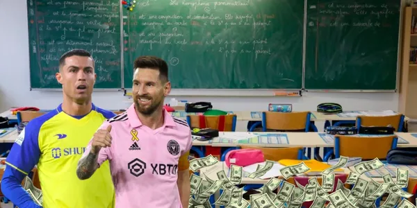 Conoce las colegiaturas que pagan tanto Cristiano Ronaldo en Arabia como Lionel Messi en Miami