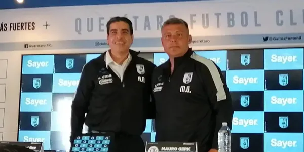 Conoce las primeras palabras de El Tanque Gerk como nuevo DT del Querétaro.