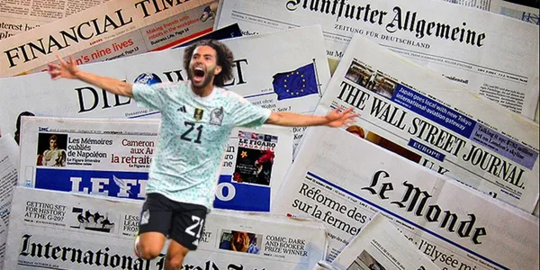 Conoce lo que dicen los diario de Europa sobre el partido del Chino Huerta en el México vs Australia