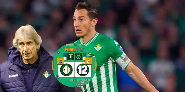 Conoce lo que dijo Manuel Pelligrini sobre Andrés Guardado luego de que el Real Betis venciera al Hernán Cortés por 12 a 1