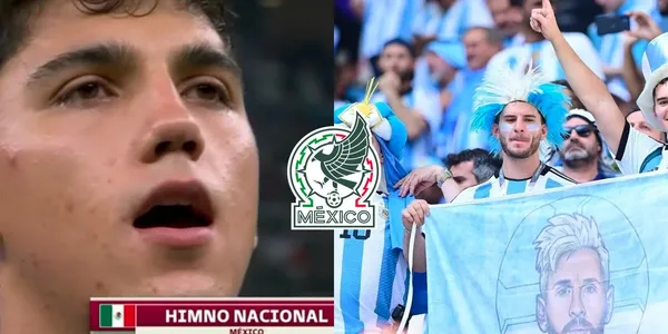 Conoce lo que hizo la afición de Argentina cuando sonó el himno nacional mexicano
