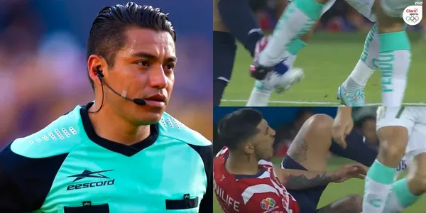 Conoce los 35 mil por los que el árbitro no expulsó al jugador del León por la entrada al crack de Chivas