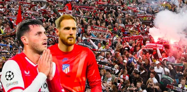 Conoce qué fue lo que hizo la afición del Feyenoord al ver que Santi Giménez falló una ante el Atlético de Madrid