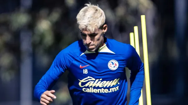 Cristian Calderón en el Club América (Foto: MEXSPORT)