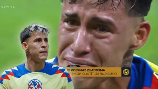 Cristian Calderón tras ganar la final del torneo Clausura entre América y Cruz Azul