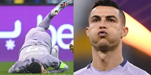 Cristiano Ronaldo anotó el gol del empate (2-2) entre Al Nassr vs. Al Fateh, pero no bastó; su rostro lo dice todo